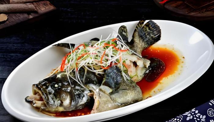 清蒸石斑魚材料