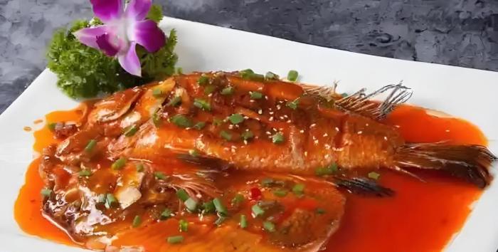 紅燒石斑魚完成