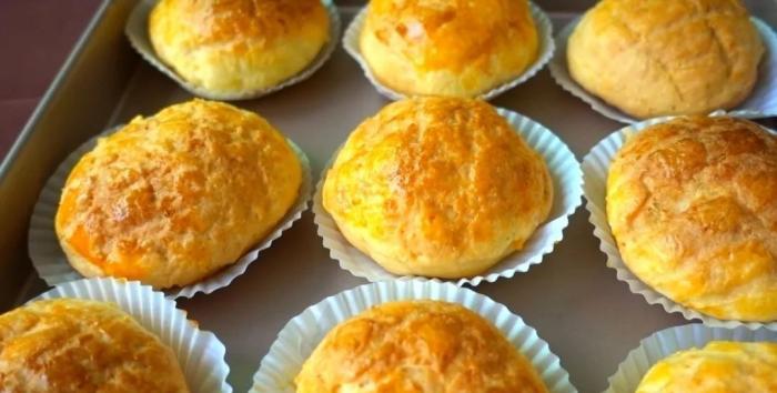 迷你菠蘿麵包成品特寫